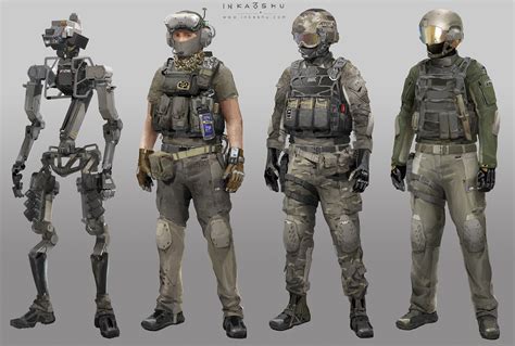 These Characters Are Designed For A Fps Game Demo In The Game A