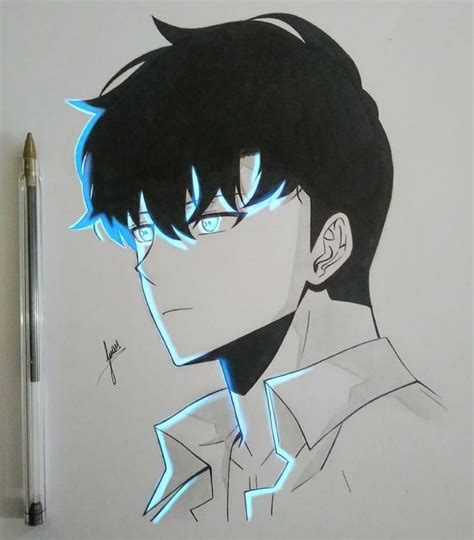 Sung Jin Woo Tutoriais De Desenho Anime Desenho De Inspiração