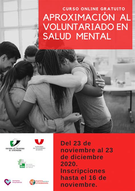 Curso Online Aproximaci N Al Voluntariado En Salud Mental Pvex