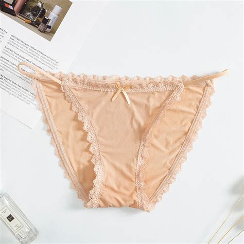 Sexy Satin Spitze Tanga Bikini H Schen Slip H Schen Unterw Sche Voll