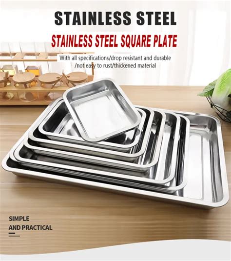 Nampan Baki Stainless Steel Baking Tray Lazada Indonesia