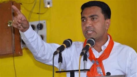 Goa Cm Pramod Sawant Draws Flak On Twitter For Controversial Statement