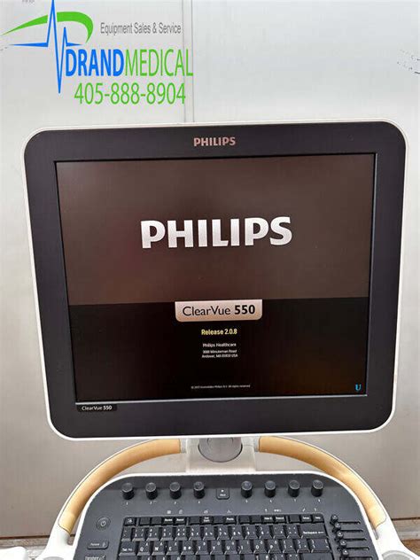 Philips Clearvue Ultrasound Machine W L C C V Medsold