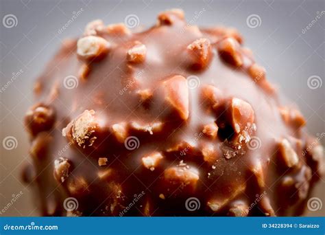 Chocolate With Hazelnuts Stock Photo Image Of Taste 34228394