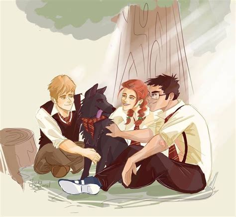 Marauders And Lily By Jackssquirrel16 On Deviantart Harry Potter