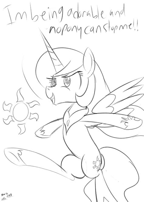 1187988 Safe Artist Chir Miru Princess Celestia Pony G4 Bipedal