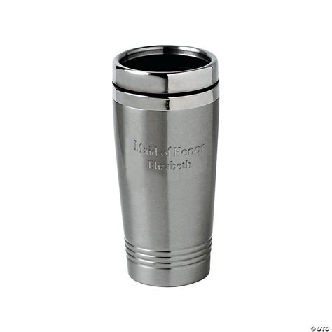 Personalized Stainless Steel Travel Mug Oriental Trading