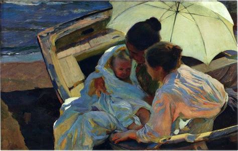 Joaqu N Sorolla Despu S Del Ba O Amor De Madre Leo Sobre