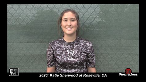 2020 Katie Sherwood Catcher And Third Base Softball Skills Video Youtube