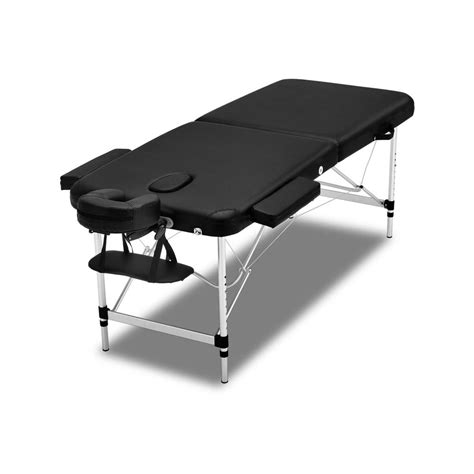 Zenses 55cm Massage Table Portable Aluminium 2 Fold Massage Bed Beauty Therapy Bunnings