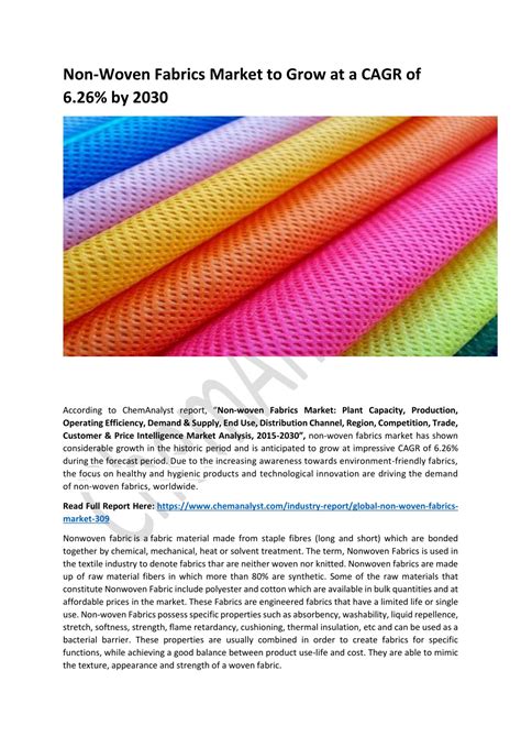 Ppt Non Woven Fabrics Market Analysis Forecast Powerpoint