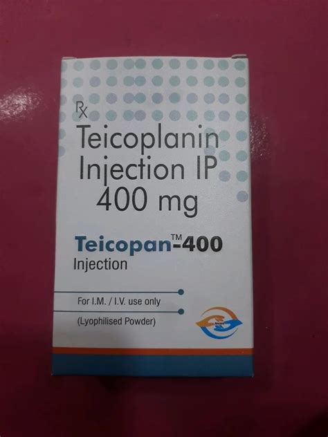 Teicoplanin Injection Ip 400mg At Best Price In Lucknow By Amafh Pharma