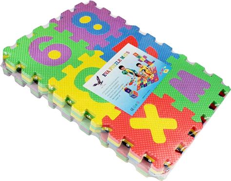 Tapis De Jeu En Mousse Pour B B Ensemble De Pi Ces Puzzle Au Sol