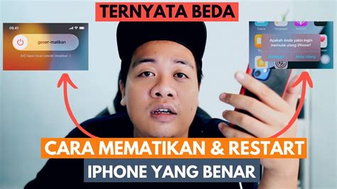 Cara Mematikan IPhone Cara Menghidupkan Ulang IPhone Restart Yang