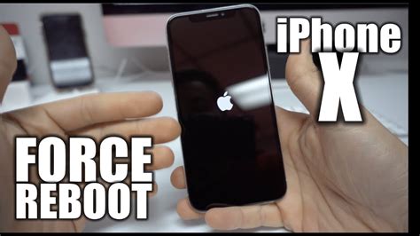 How To Force Reboot Restart IPhone X Frozen Screen Fix YouTube