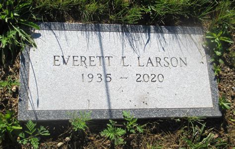 Everett Larson 1935 2020 Find A Grave Memorial