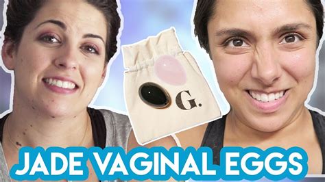 We Tried Vaginal Jade Eggs For A Week Feat Michelle Khare YouTube