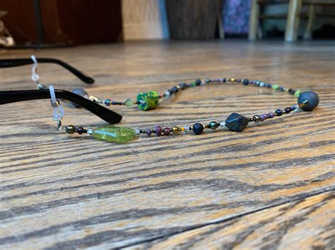 Beaded Eyeglass Chain Beaded Sunglasses String Glasses Chain Etsy Uk