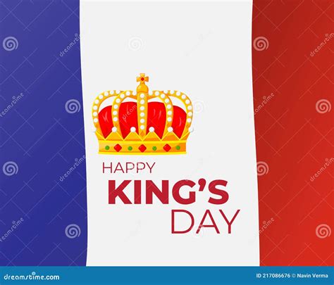 Vector Illustration Concept of King`s Day Celebrations Stock Vector ...