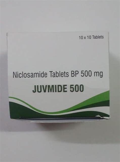 Juvmide 500 Niclosamide Tablet 500 Mg For Hospital Grade Standard