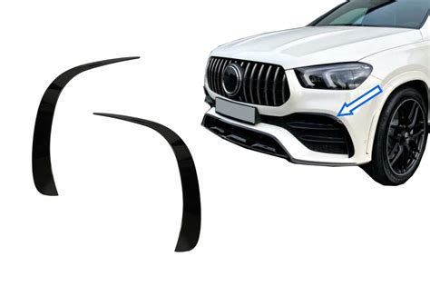 Front Bumper Flaps Side Fins Flics Suitable For Mercedes Gle W Gle