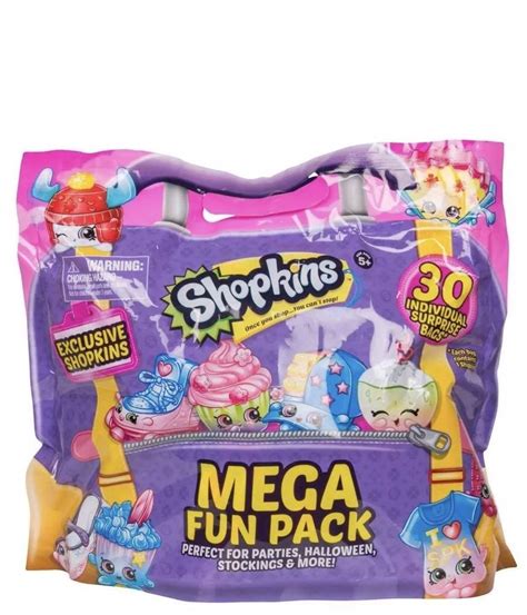 Shopkins Mega Fun Pack Count Blind Mystery Bags Party Favors