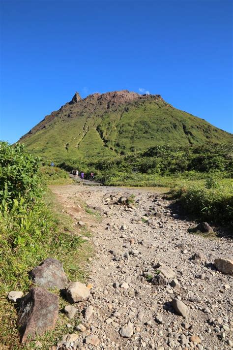 Guadeloupe volcano hike stock image. Image of volcano - 235946819