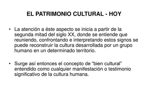 Ppt El Patrimonio Cultural Concepto Importancia EvoluciÓn Powerpoint Presentation Id 556079