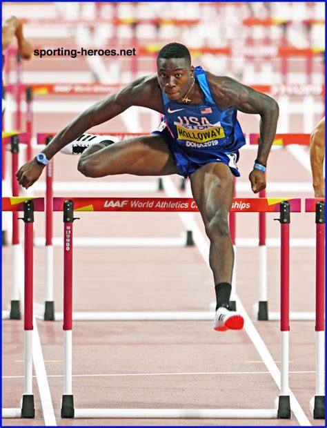 Grant Holloway 2019 World 110m Hurdles Gold Medallist Usa