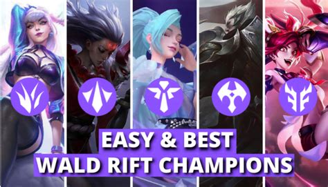 10 Easy & Best Wild Rift Champions For Beginners | Will Rank Up Fast.