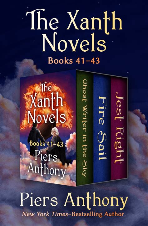 The Xanth Novels Books 4143 Ghost Writer In The Sky Fire Sail And