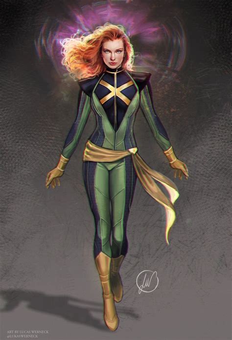 Jean Grey Marvel Cinematic Universe Concept Lucas Werneck Marvel