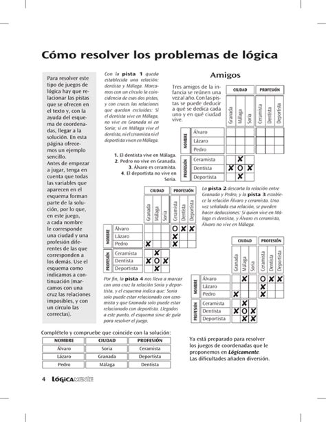 C Mo Resolver Los Problemas De L Gica