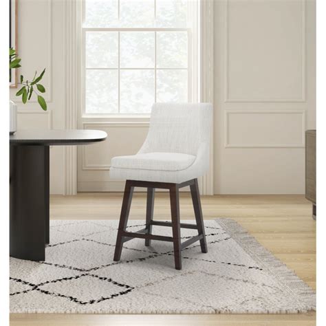 Zahara Upholstered Swivel Counter Stool Reviews Joss Main