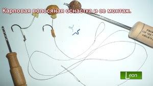 Основы монтажа и оснастки для ловли рыбы семейства карповых