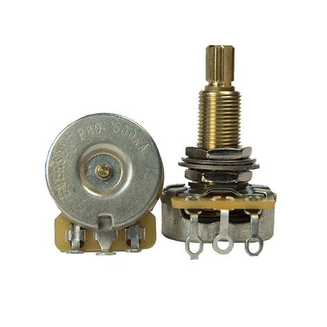 Emerson Custom Cts 500k Long Split Shaft Pro Potentiometer Gear4music