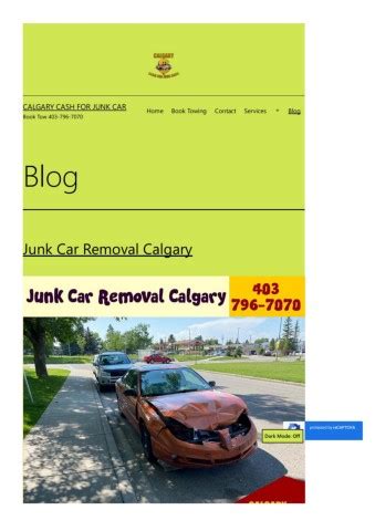 Top Cash For Junk Cars Calgary