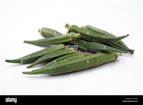 Green Okra Hi Res Stock Photography And Images Alamy