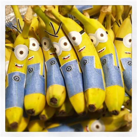 OMG!!!! Minion Banana's! | Food art for kids, Candy crafts, Fruit art