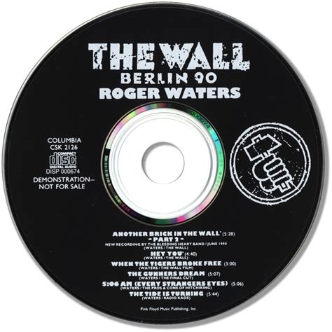 Pink Floyd Ilustrado 1990 The Wall Berlin 90 Roger Waters