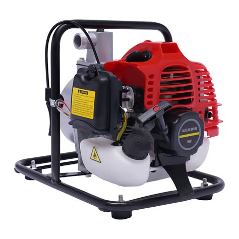 Rustyvioum Gas Powered Water Pump 43cc 1 Inch Air Cooled Water Transfer Pump 2