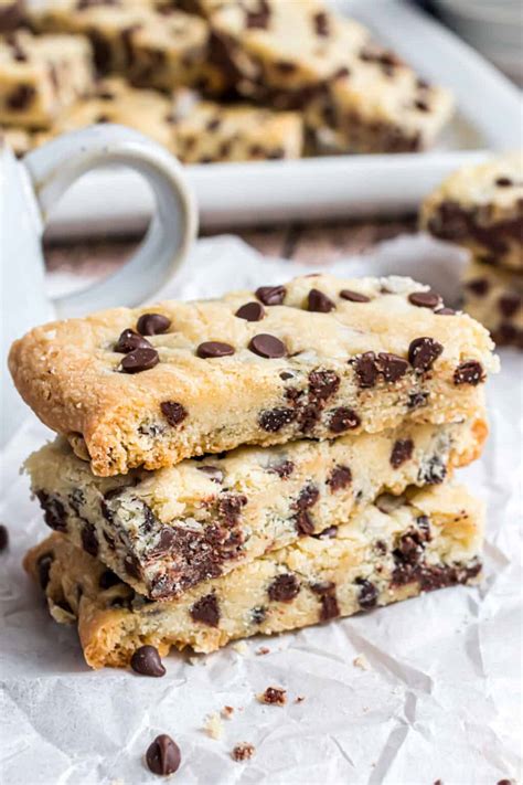 Chocolate Chip Shortbread Cookies Shugary Sweets