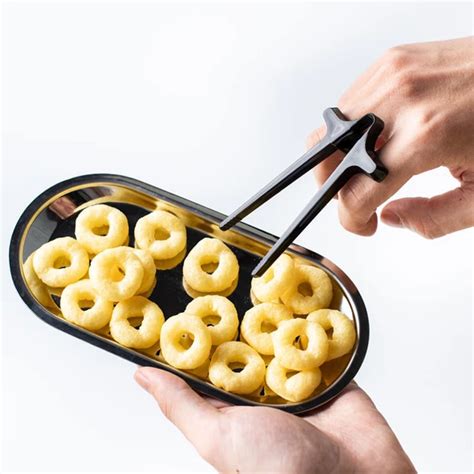 Multifunktions Finger Essstäbchen Snack Food Clips Finger zange