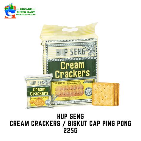 Hup Seng Cream Crackers Biskut Cap Ping Pong G Shopee Malaysia