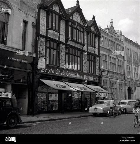 1950s Historical Exterior Of One Of The Original Boots The Chemists