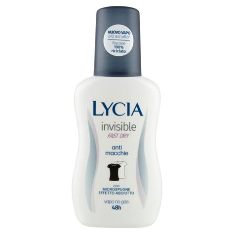 Lycia Invisible Fast Dry Deodorante Vapo Ml Gme Food