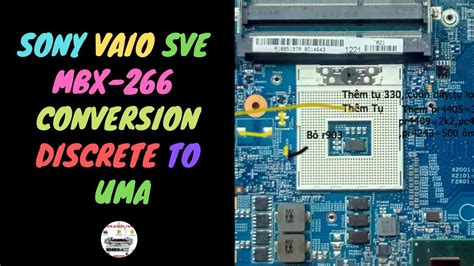 Sony Vaio Sve Z Cr Mb S Mbx Conversion Discrete To Uma Youtube