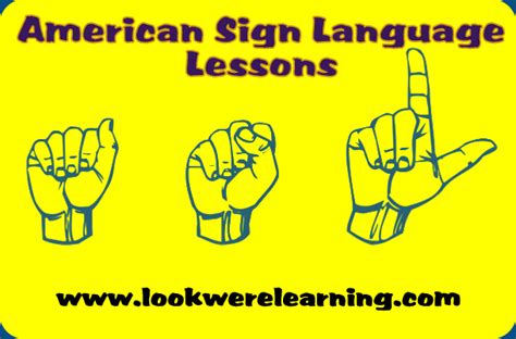 ASL Lesson 4: ASL Family Signs - Look! We're Learning!