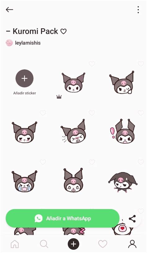 Kuromi Stickers !! ♡ | Cute stickers, Hello kitty, Aesthetic stickers