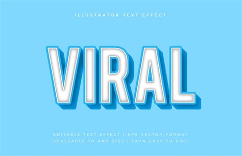 Premium Vector Bold Letterpress Viral Text Style Font Effect